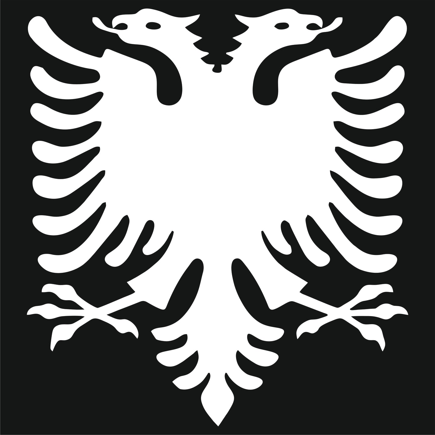 Aufkleber | Albanischer Adler